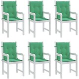 vidaXL jastuci za vrtne stolice 6 kom zeleni 100 x 50 x 3 cm | shoptok.hr