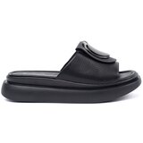 GOODIN Black comfortable platform flip-flops Cene