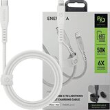 Energea FLOW USB-C KABEL ZA LIGHTNING C94 MFI 1,5M BEL 60W 3A PD FAST CHARGE, (21980671) | Shoptok.si
