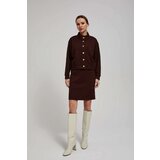 Marisse Fitted, Above-The-Knee Skirt In Chestnut Brown Cijene