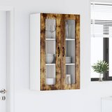  Zidni stakleni ormarić Lucca Dimljeni hrast 60 x 31 x 100 cm | shoptok.hr