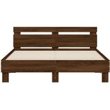  Okvir za krevet s uzglavljem boja hrasta 150x200 cm drveni | shoptok.hr