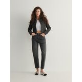 Reserved kavbojke mom fit slim - siva | Shoptok.si