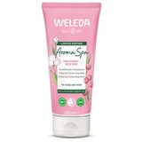 Weleda Aroma Spa Pink Pepper + Rock Rose Pampering Creamy Body Wash krema za tuširanje 200 ml za žene u
