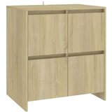  3-dijelna komoda boja hrasta sonome od konstruiranog drva | shoptok.hr