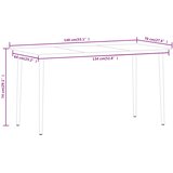  7-dijelni vrtni blagovaonski set crni | shoptok.hr