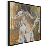  Slika - Edgar Degas – Woman drying herself 80x80 U crnom drvenom okviru | shoptok.hr