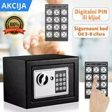  elektronski digitalni sef sa dva ključa Cene