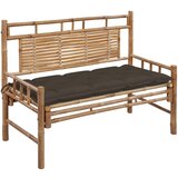 The Living Store Vrtna klop z blazino 120 cm bambus - Vrtna Klop, (21481253) | Shoptok.si