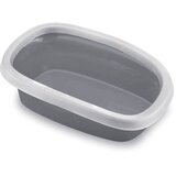 STEFANPLAST sprint mačje stranišče z okvirjem - siv - 39 x 58 x 17 cm | Shoptok.si