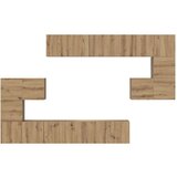  Set TV komoda s policom Ostalo 10 pcs hrast artisan 180 x 30 x 90.5 cm | shoptok.hr