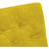  Blagovačke stolice s kotačima 2 pcs Žuta 58 x 67 x 97 cm Baršun | shoptok.hr