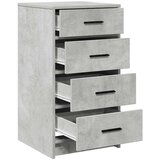  Kreveta s ladicama Beton siva 40 x 41 x 75 cm Konstruirano drvo | shoptok.hr