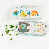 REX International Krem dječji pribor za jelo 2 kom od nehrđajućeg čelika Wild Wonders – | shoptok.hr