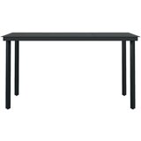  7-dijelni vrtni blagovaonski set crni | shoptok.hr