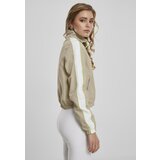 Urban Classics ladies short piped track jacket concrete/electriclime Cene