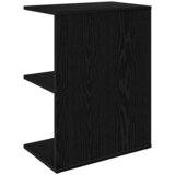  Noćni ormarići 2 kom crni hrast 46,5x29x61cm konstruiranog drva | shoptok.hr