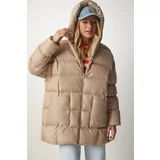  Winter Jacket - Beige - Puffer