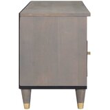 TV ormar s ladicama Siva 100 x 33 x 46 cm Čvrsto drvo manga | Eponuda.ba