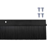  Držač četke za vrata 2 pcs Crna 100 cm Aluminijski legura | Eponuda.ba