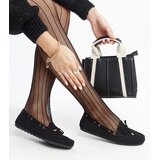 Gemre Black suede loafers Aneesa Cene