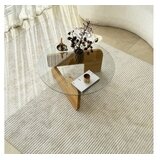 Hanah home Club sto Mia, 75x35x75 cm, Boja hrasta | Eponuda.ba
