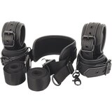 Fetish Submissive Neck, Handcuffs & Anklecuffs Vegan Leather Cene