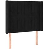  box spring s madracem LED crni 100x200 cm baršun | shoptok.hr