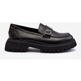 VINCEZA Black Flanila Women's Loafers with Strap | shoptok.hr