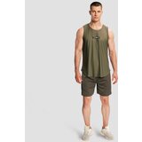 GymBeam Muška majica bez rukava Combat Olive Grey | Eponuda.ba