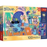 Trefl Disney Stitch Ljetni dani na plaži UFT puzzle s posterom, 100 komada - Cijene