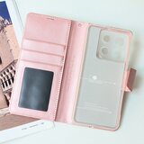  Maska za Xiaomi Redmi Note 13 Pro 5G (EU) na preklop Hanman Mill roze | ePonuda.com