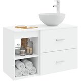 Set namještaja za kupaonicu 2 pcs Bijela Konstruirano drvo | Eponuda.ba