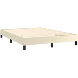  Boxspring - Krevet s oprugama i madracem krem 140x200 cm od umjetne kože - Krema 140 x 200 cm Gladak dizajn | shoptok.hr