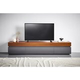 MID.YOU nizka omarica siva, barva oreha | Shoptok.si