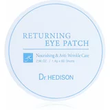 Dr. HEDISON Nourishing & Anti-Wrinkle Care hidrogel maska za predel okoli oči proti temnim kolobarjem 60 kos