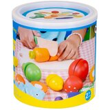  Set za rezanje povrća i voća u kanti s daskom za noževe, drveni | shoptok.hr