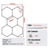  Hexagon LED tube 5 heads RGB 12V 410mm 24pcs | ePonuda.com