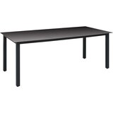  9-dijelni vrtni blagovaonski set crni | shoptok.hr