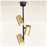  Brilagi - Luster na štapu SELE VERTICAL 3xGU10/30W/230V crna/zlatna | Eponuda.com