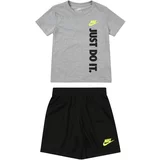 Nike Sportswear Komplet rumena / siva / črna