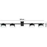 Brilagi LED RGB prigušiva spot svetiljka MONO 4xGX53/14W/230V Wi-Fi Tuya crna | Eponuda.com