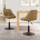  Okretne blagovaonske stolice 2 pcs Smeđa 46 x 44 x 77.5 cm | Eponuda.com