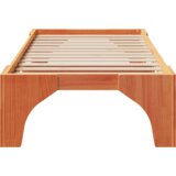  Konstrukcija postelje Rjava 75 x 190 cm Masivno borovo les, (5000127061) | Shoptok.si