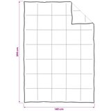  Set deka 2 kom. 140 x 200 cm Sve sezone Kapok vlakno Bež | shoptok.hr