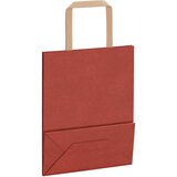 vidaXL Papirnate vrećice 250 kom s ručkama crvene 18x8x22 cm | shoptok.hr