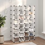  Stalak za cipele prozirni 93 x 36,5 x 140 cm PP | shoptok.hr