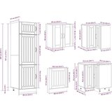  14-dijelni set kuhinjskih ormarića Lucca konstruiranog drva | shoptok.hr