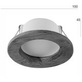  led ugradna svetiljka woody spot LED/5,5W/230V 4000K hrast, prečnik 10 cm | Eponuda.com