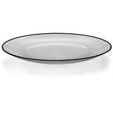 Evviva Miba podkrožnik 31cm / sivi / steklo, (21318270) | Shoptok.si